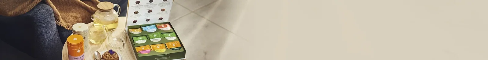 Kräutertees in Boxen