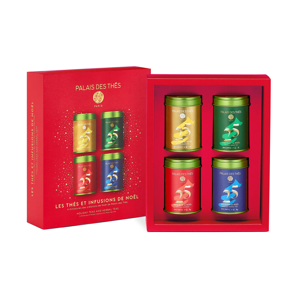300155 - Coffret 4 miniatures Les Thés et infusions de Noël - 4